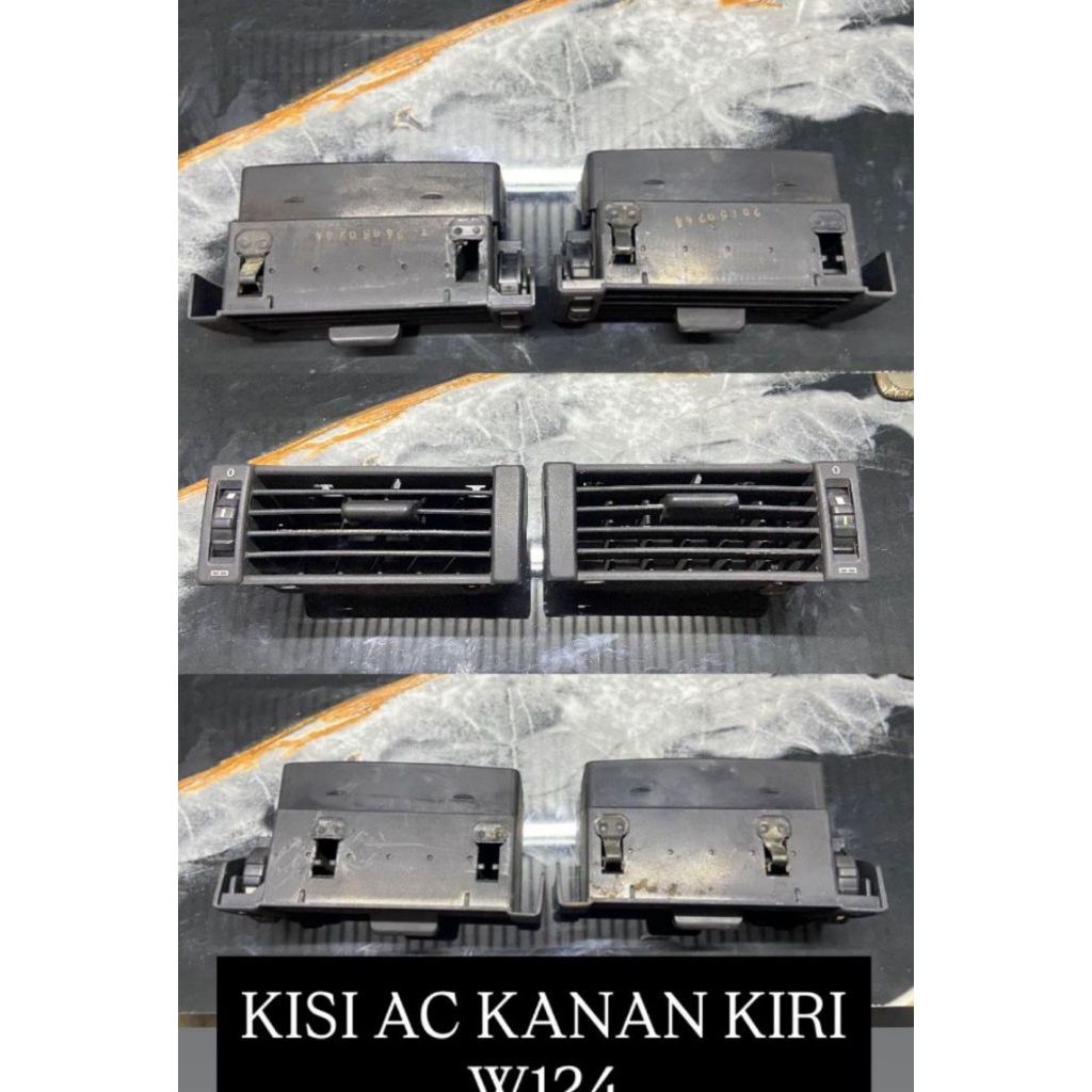 kisi AC kiri kanan utk mobil mercy W124 original used part