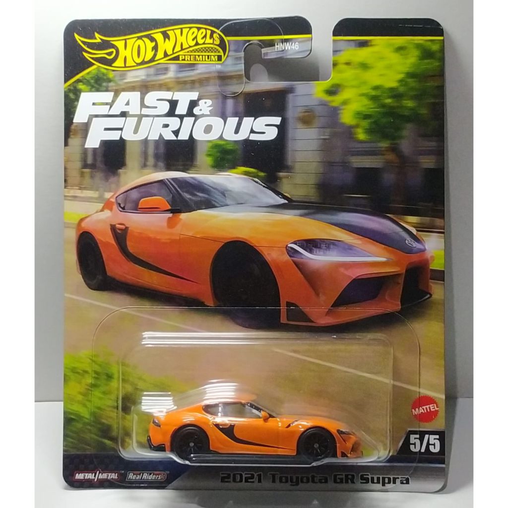 HOT WHEELS PREMIUM FAST & FURIOUS 2021 TOYOTA GR SUPRA