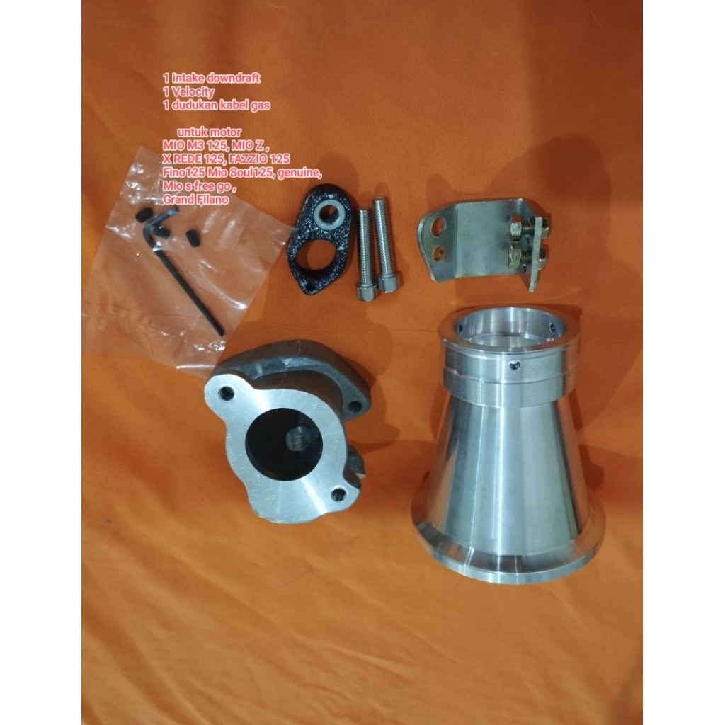 intake downdraft Mio m3  untuk merk kenada