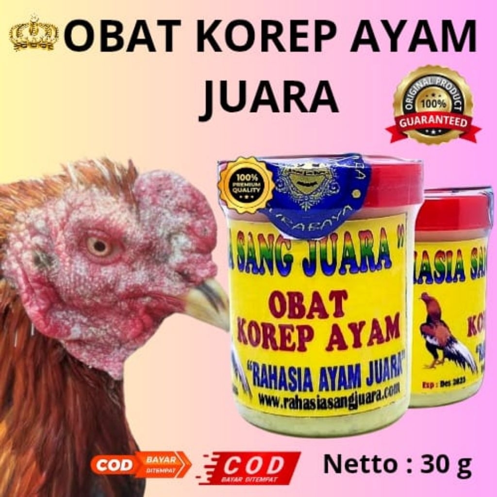 OBAT KOREP AYAM AMPUH MEMBASI KURAP KOREP JAMUR AYAM BANGKOK, AMPUH MENGATASI SEGALA KELUHAN PENYAKI