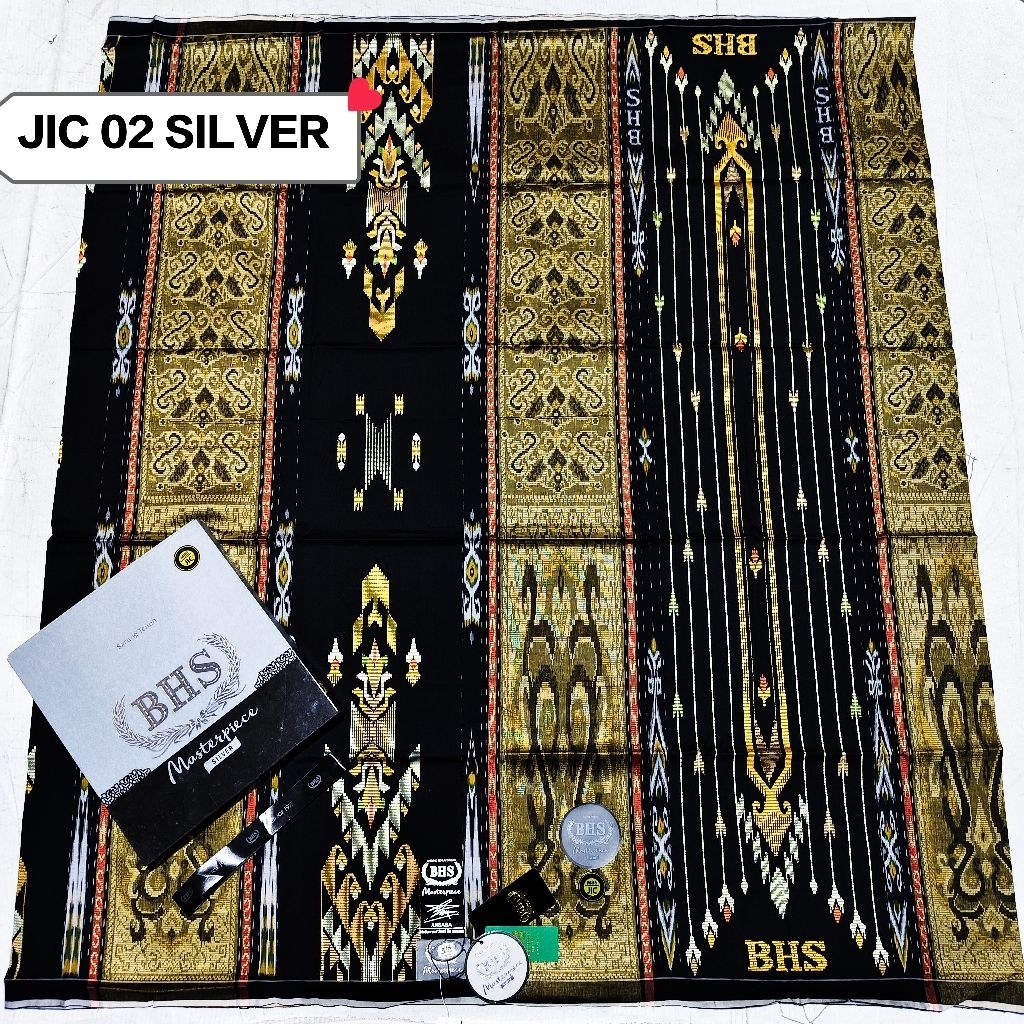 SARUNG BHS MASTERPIECE JIC GOLD, SGE SILVER DLL