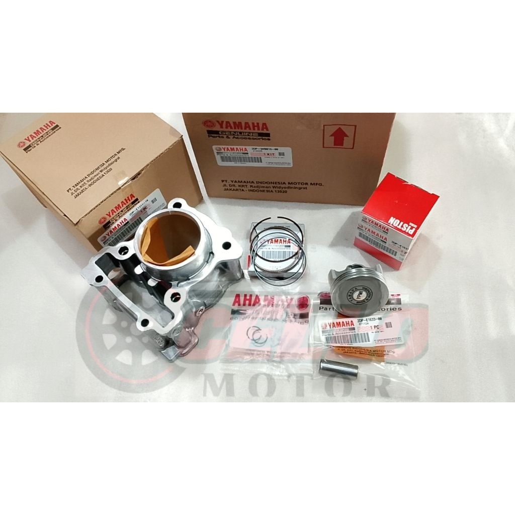 SILINDER BLOK SEHER PISTON RING SET YAMAHA NMAX AEROX 2DP ORIGINAL