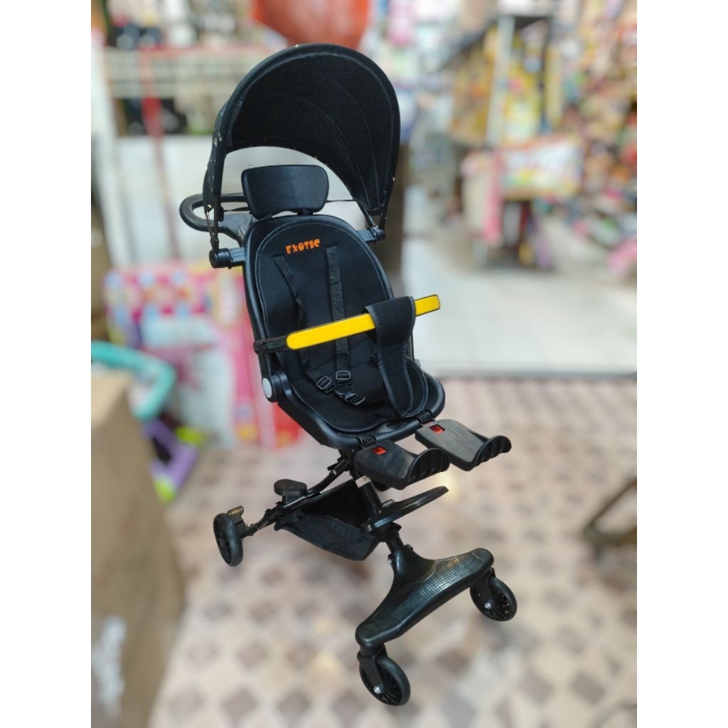 Stroller baring dan duduk bayi - stroller bayi - stroller tidur - perlengkapan bayi - Ezzy Stroller