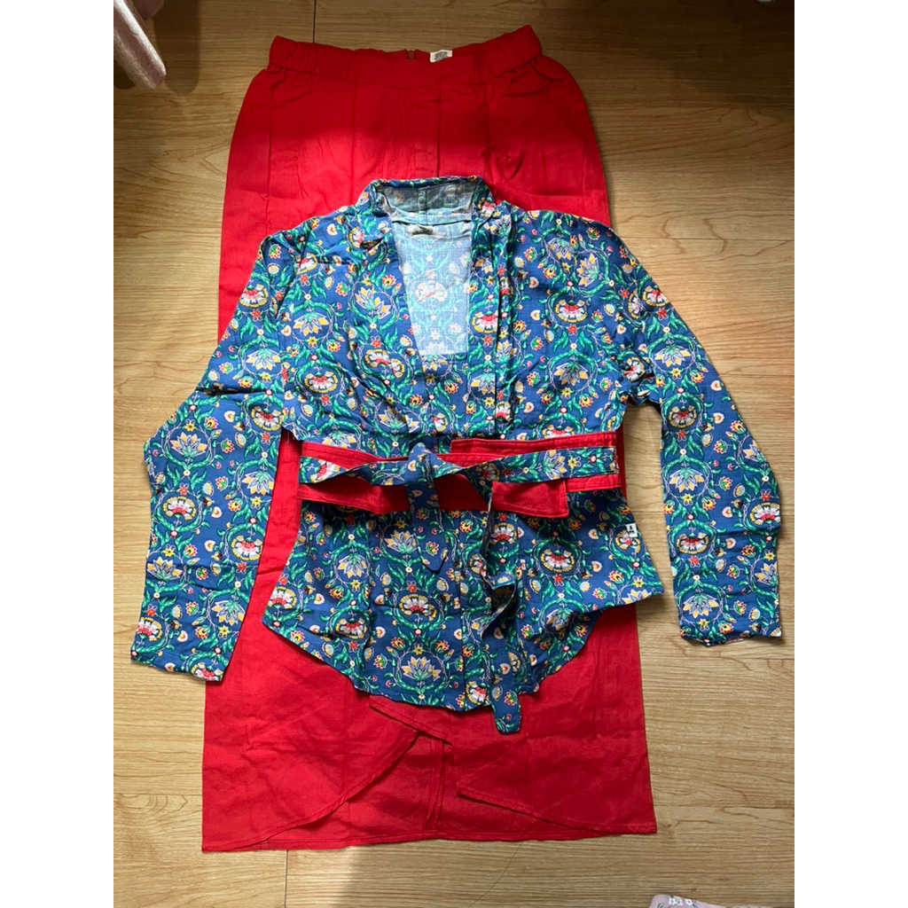 baju batik papa mama ank pr bohoppana