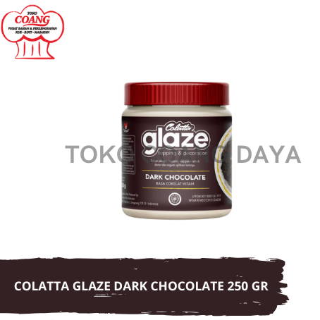 Colatta Dip Glaze 250gr - Topping Coklat Mengkilap