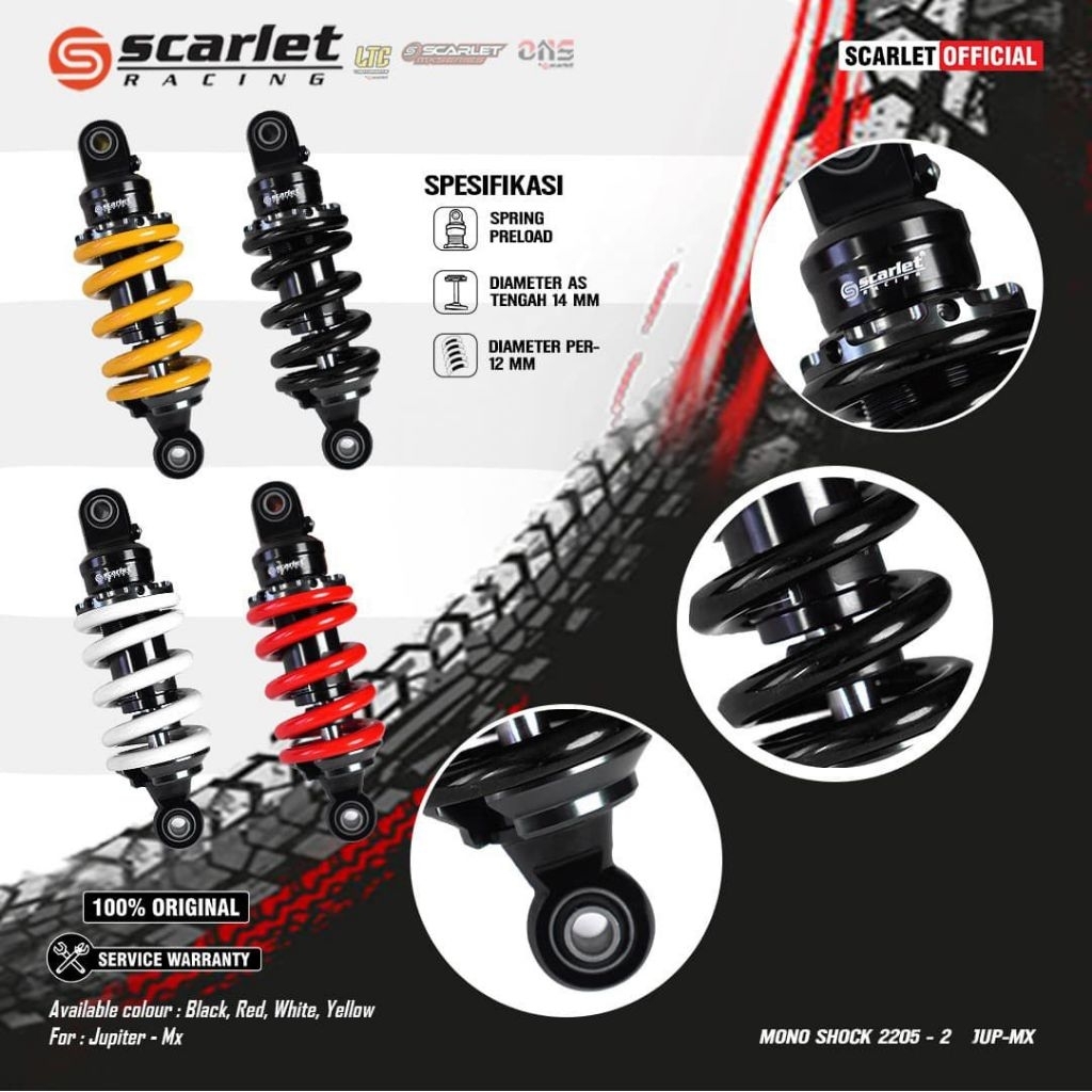 SHOCKBREAKER SCARLET JUPITER-MX ORIGINAL