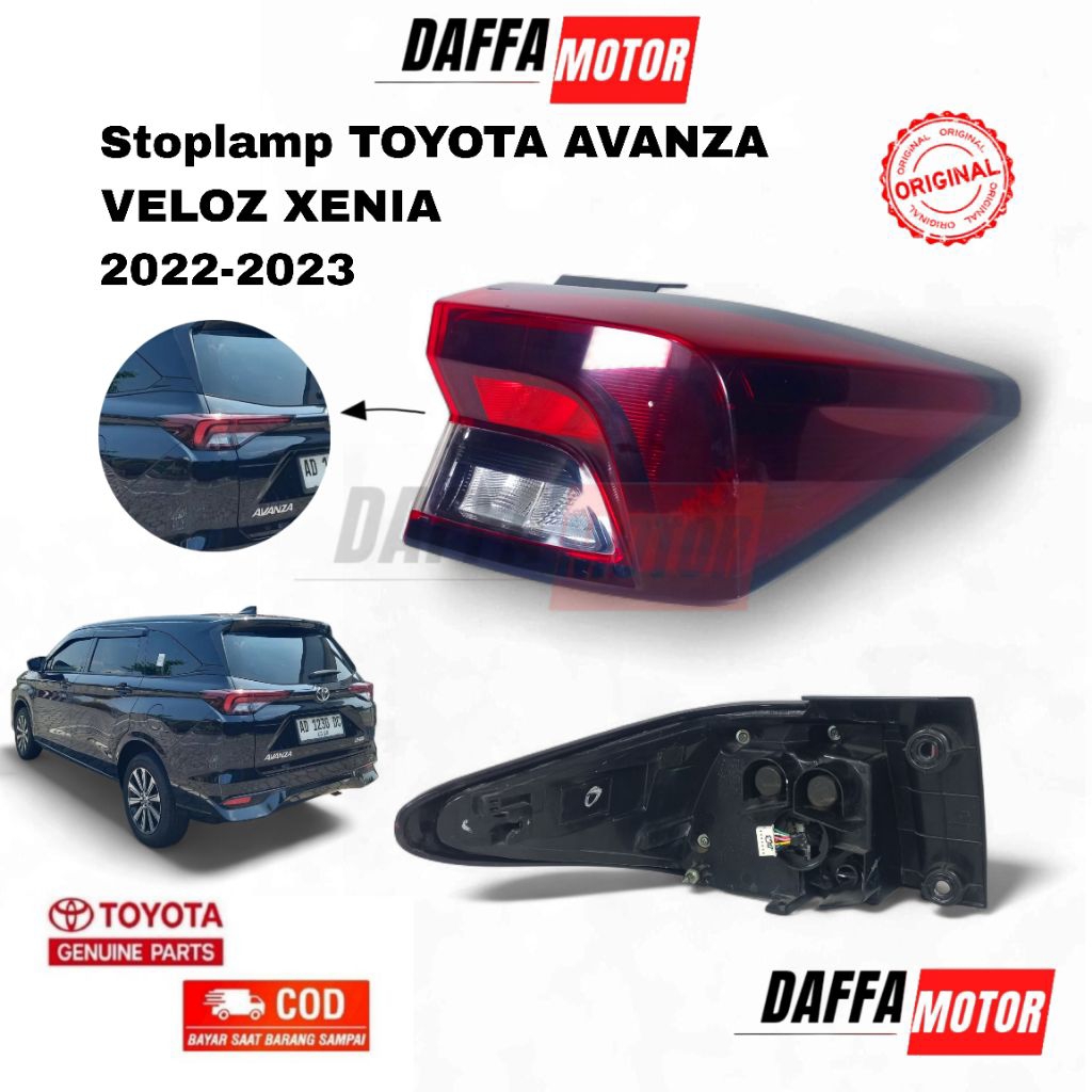 Stoplamp avanza xenia 2022 2023 stoplamp lampu belakang acanza xenia 2022 2023 original