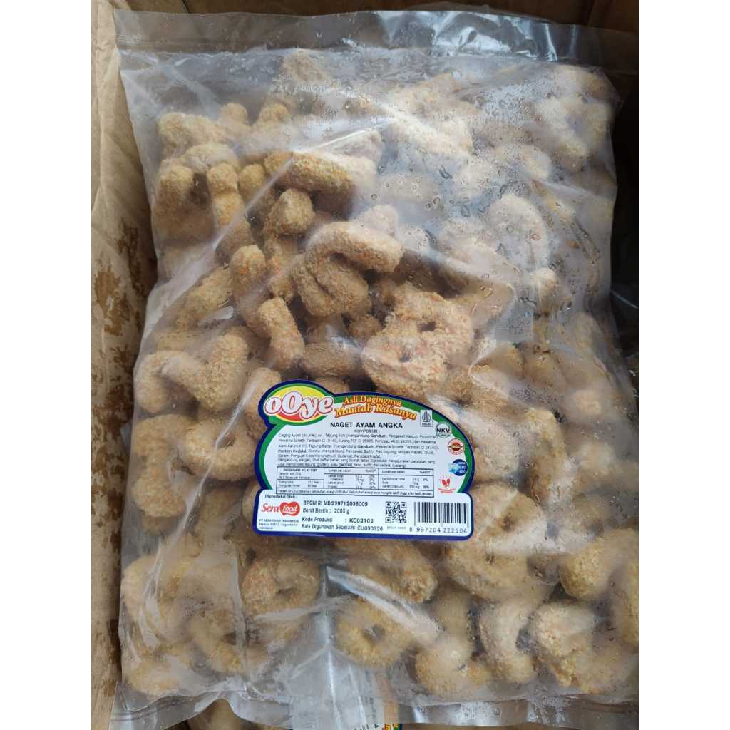 OOYE Nugget Naget Angka 2 kg