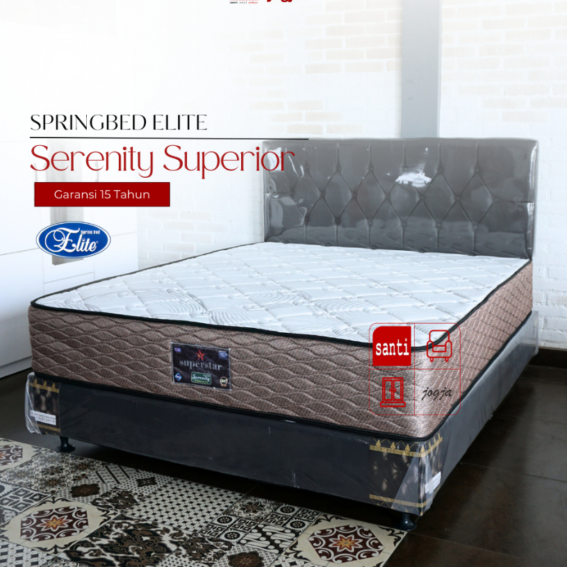 Springbed elite serenity superior 180 x 200 Full Set