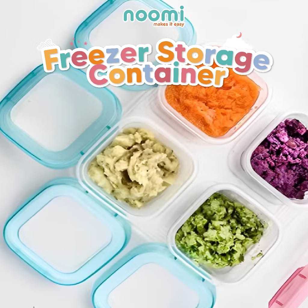 Noomi Freezer Storage Container Kotak Penyimpanan Makanan Di Kulkas / food container