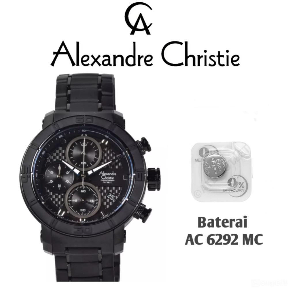 Baterai Jam Tangan Alexandre Christie Type AC 6292 MC Original