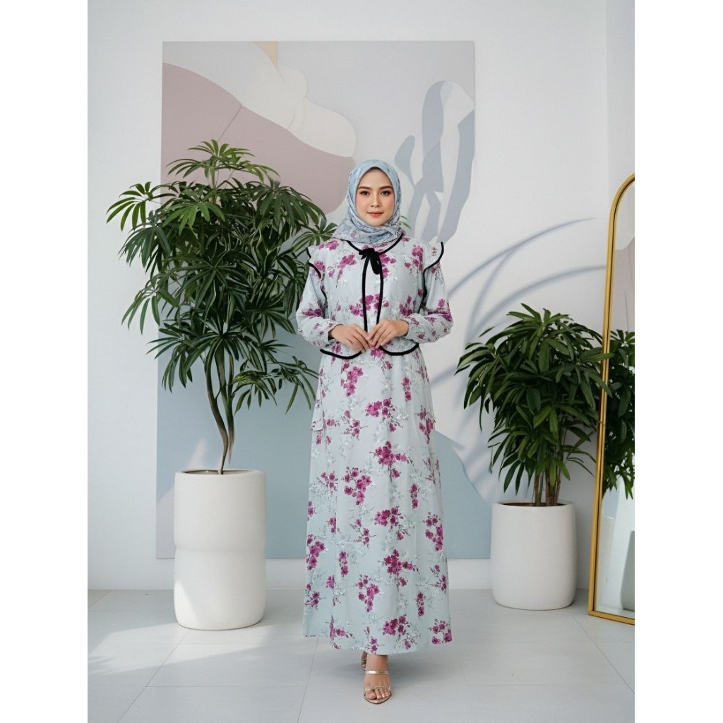 Longdress viola/Gamis viola