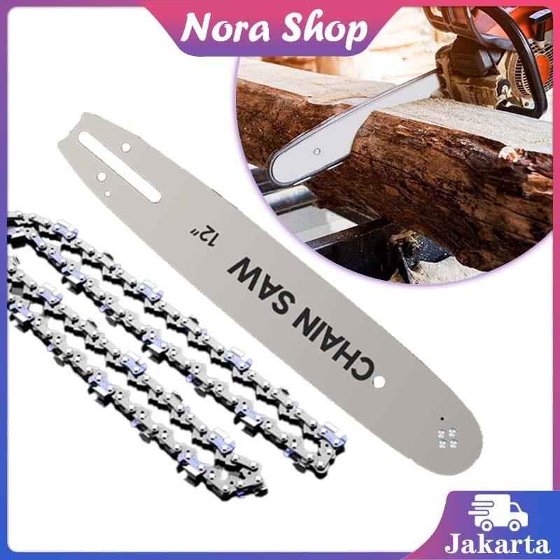 12Inch Guide Bar Chainsaw / Rantai Potong Chainsaw / Chainsaw Bar Refil Chainsaw