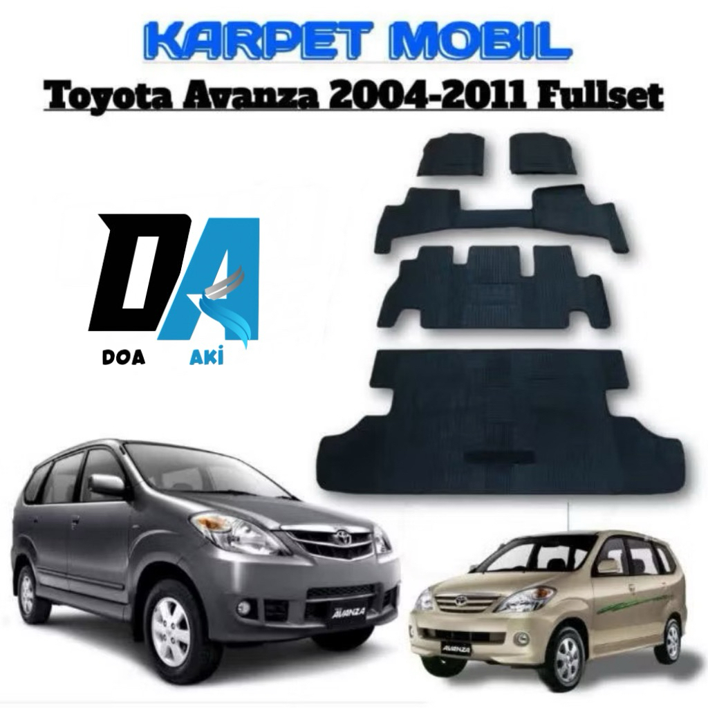 KARPET MOBIL AVANZA LAMA 2004-2011 FULLSET BY DOA AKI