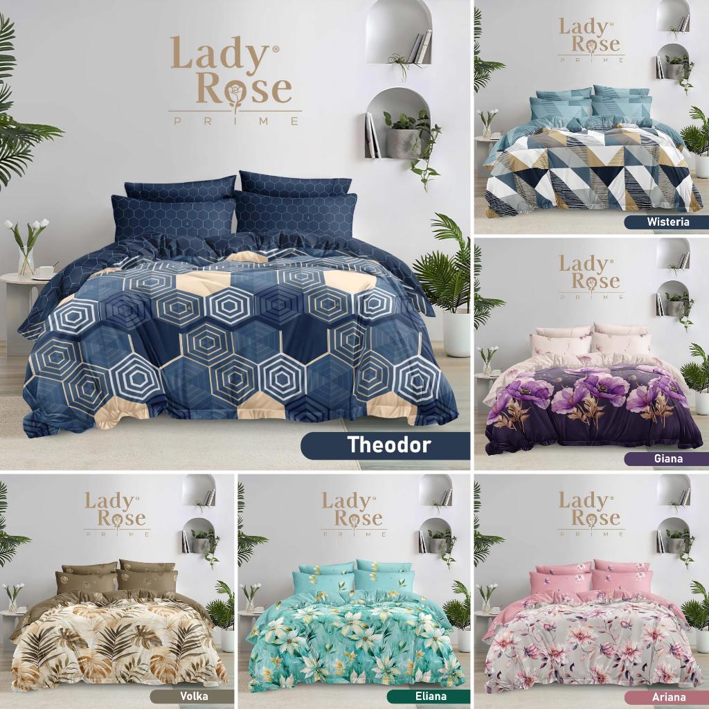 Bedcover Set Lady Rose  Tersedia Varian Motif / Bedcover King B2 / Bedcover Lady Rose Uk 180x200 cm