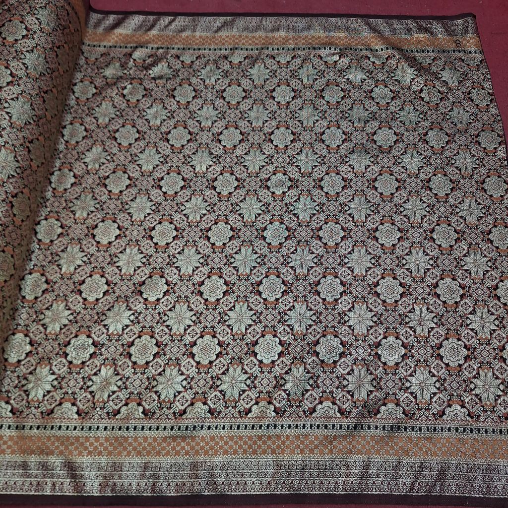 bahan songket Thailand motif terbaru // bahan songket meteran premium