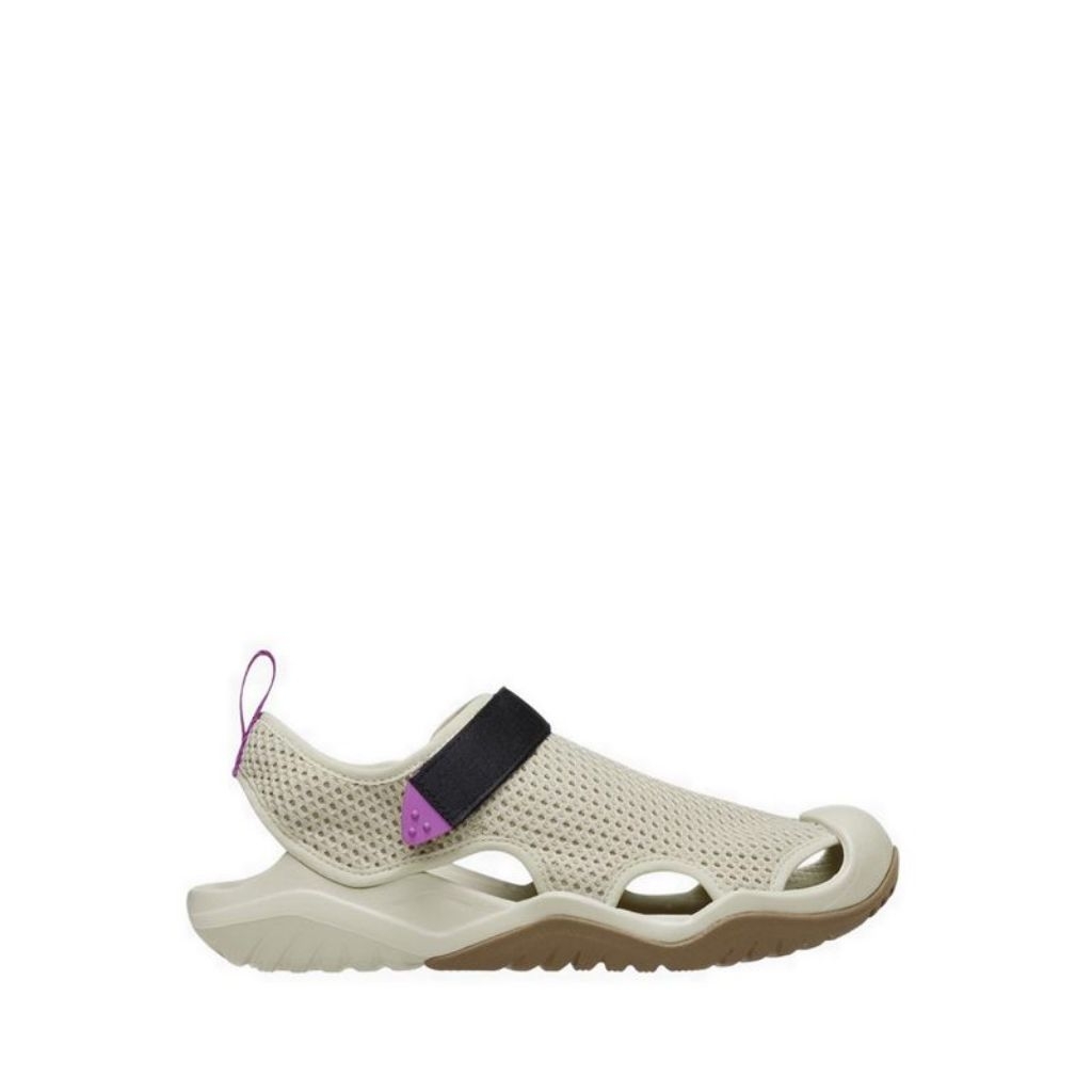 CROCS Men's Swiftwater Prm1 Mesh Deck Men Sandal Pria Original - Moth
