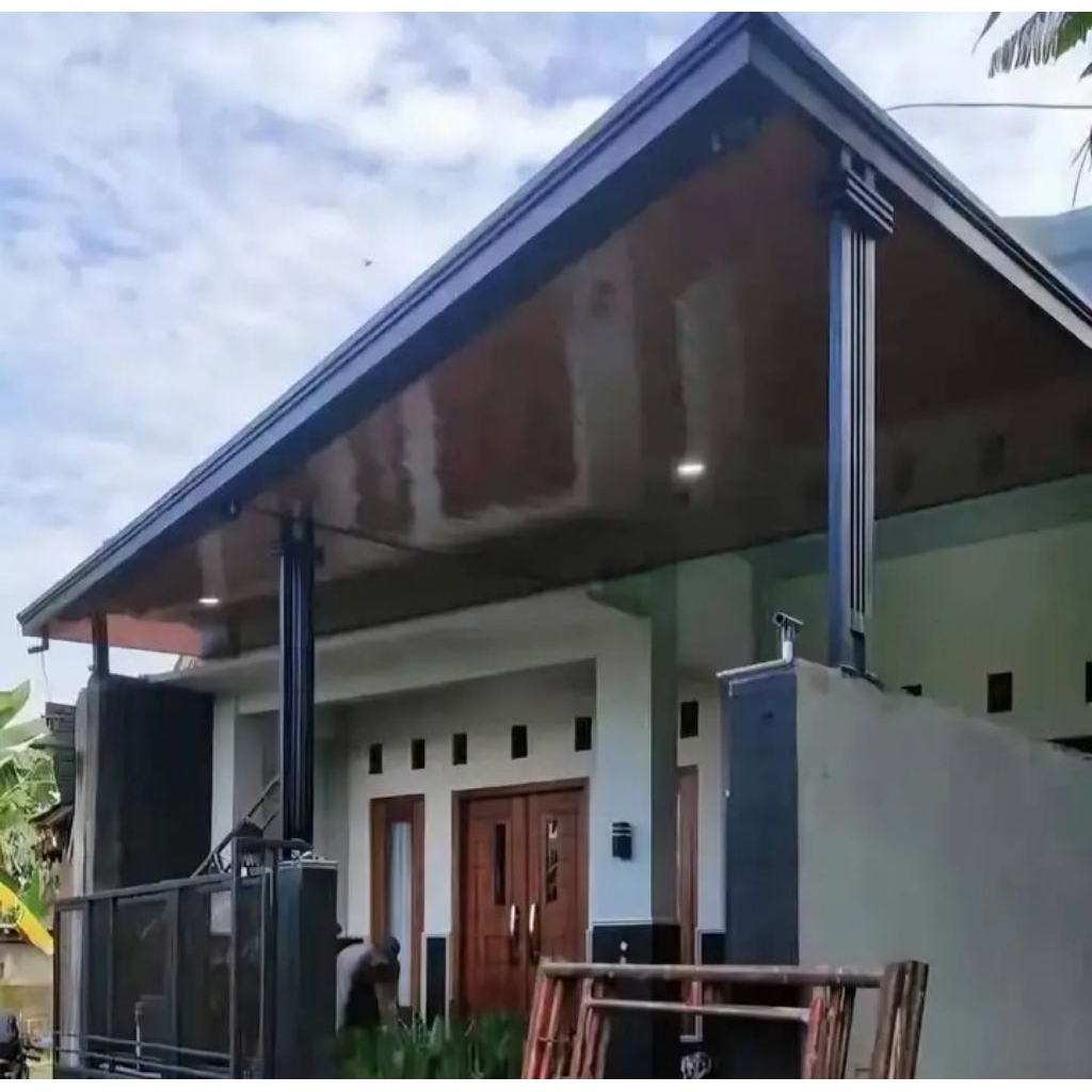 kanopi pelapon pvc atap galvalum