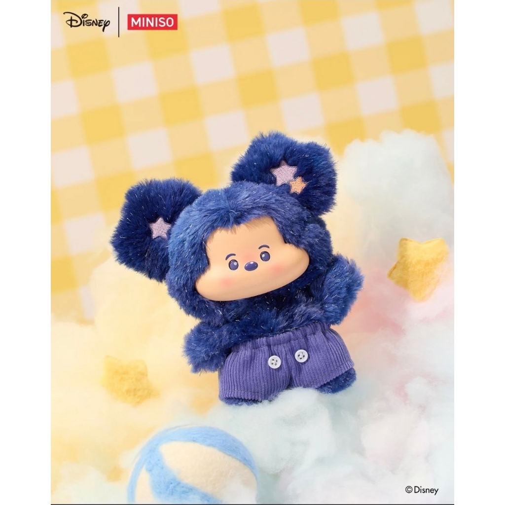[Selected] Mickey Head In The Clouds - Plush Pendant