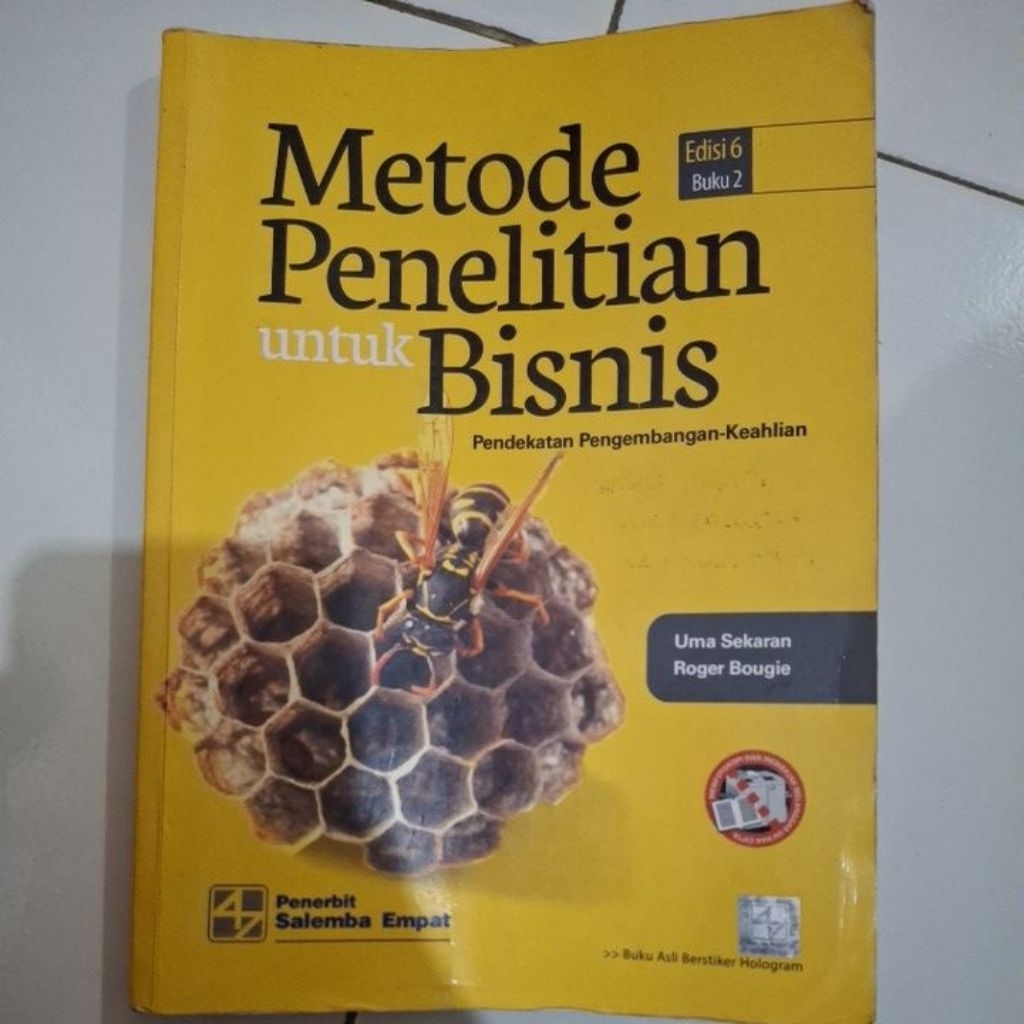 Metode Penelitian Bisnis by Uma Sekaran dan Roger Bougie Edisi 6 Buku 2