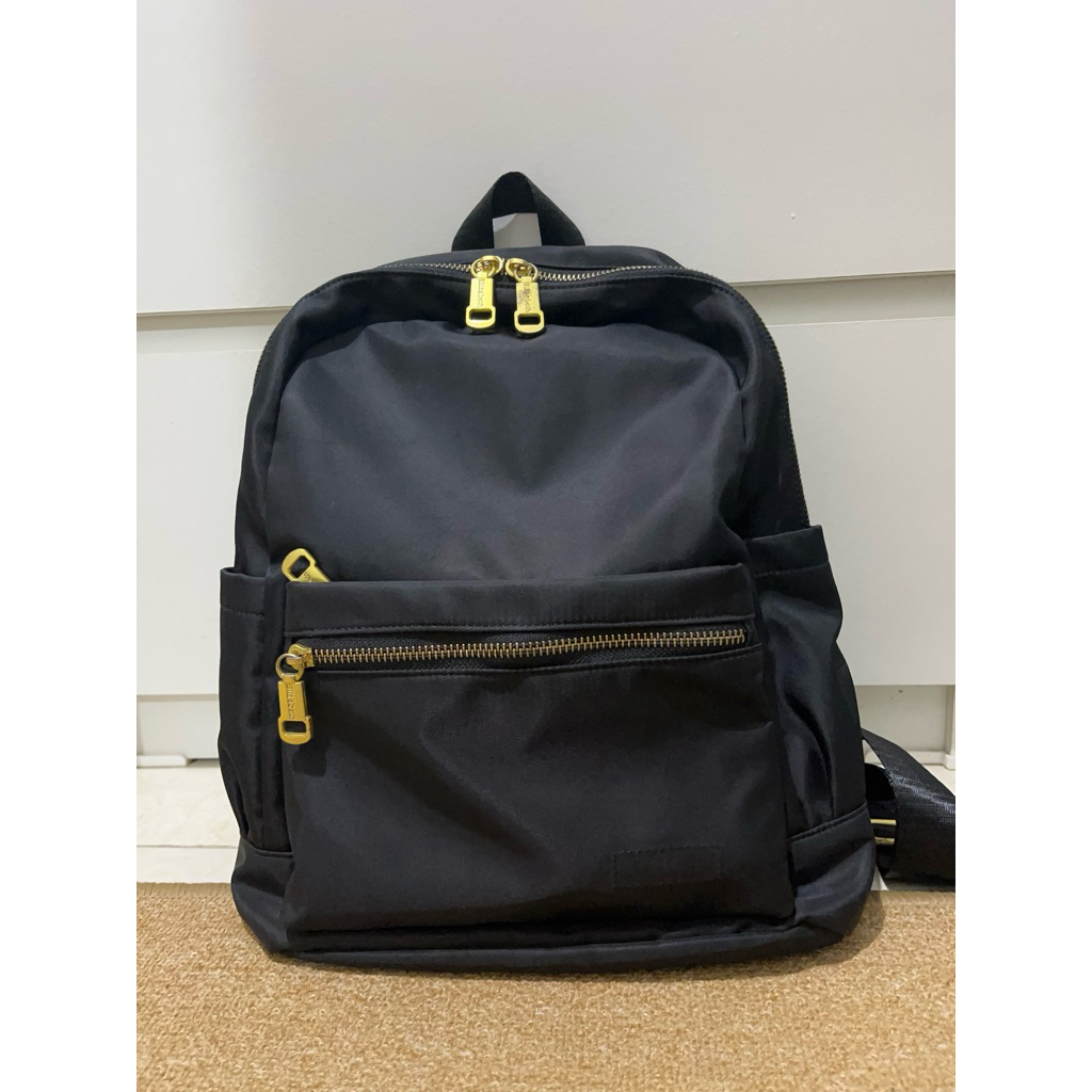 Preloved Backpack / Ransel ELIZABETH Warna Hitam/ Black Tas Wanita