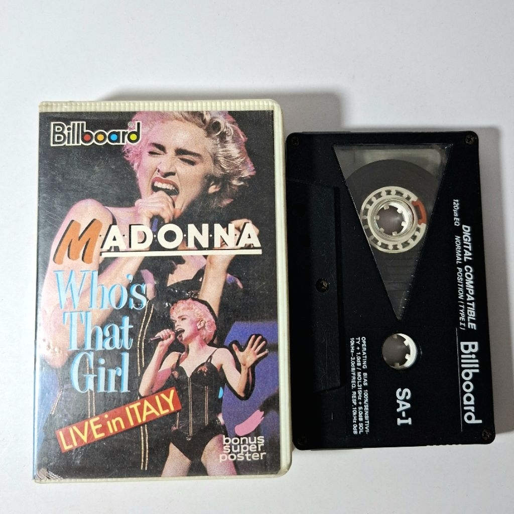Kaset Pita Madonna - Who's That Girl Live in Italy Album