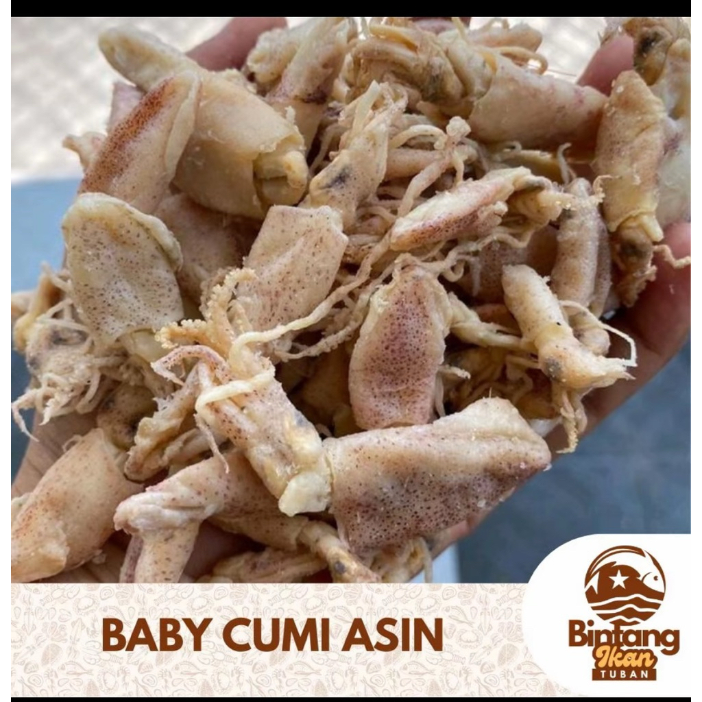 Ikan Asin baby cumi asin kering kualitas super Asli tuban