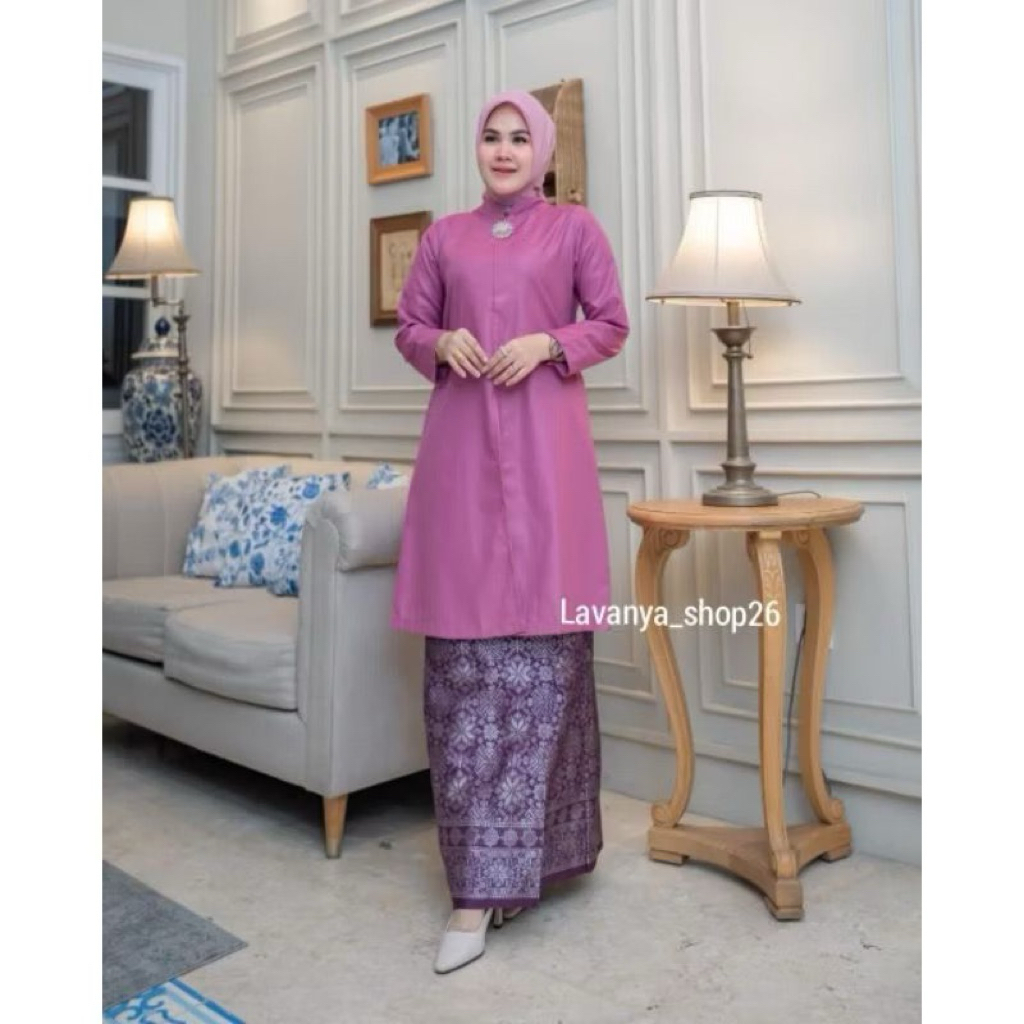 NEW KEBAYA TOYOBO BISA SERAGAMAN // KEBAYA LONG TUNIK TOYOBO POLOS BUSUI // KEBAYA MODEREN // KEBAYA