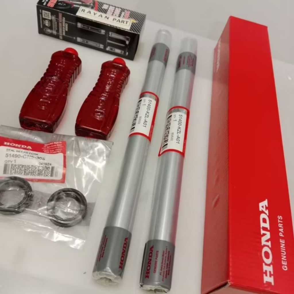 As shock depan honda Vario 125-150 Vario 110 fi sok+sil+oli sepasang original