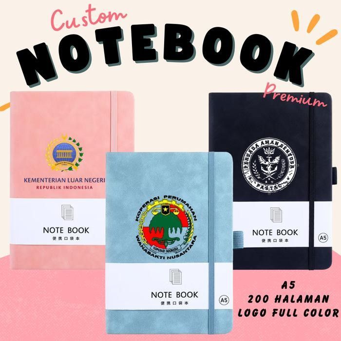 buku agenda custom / notebook custom / agenda a5 / notebook a5 / agenda promosi seminar