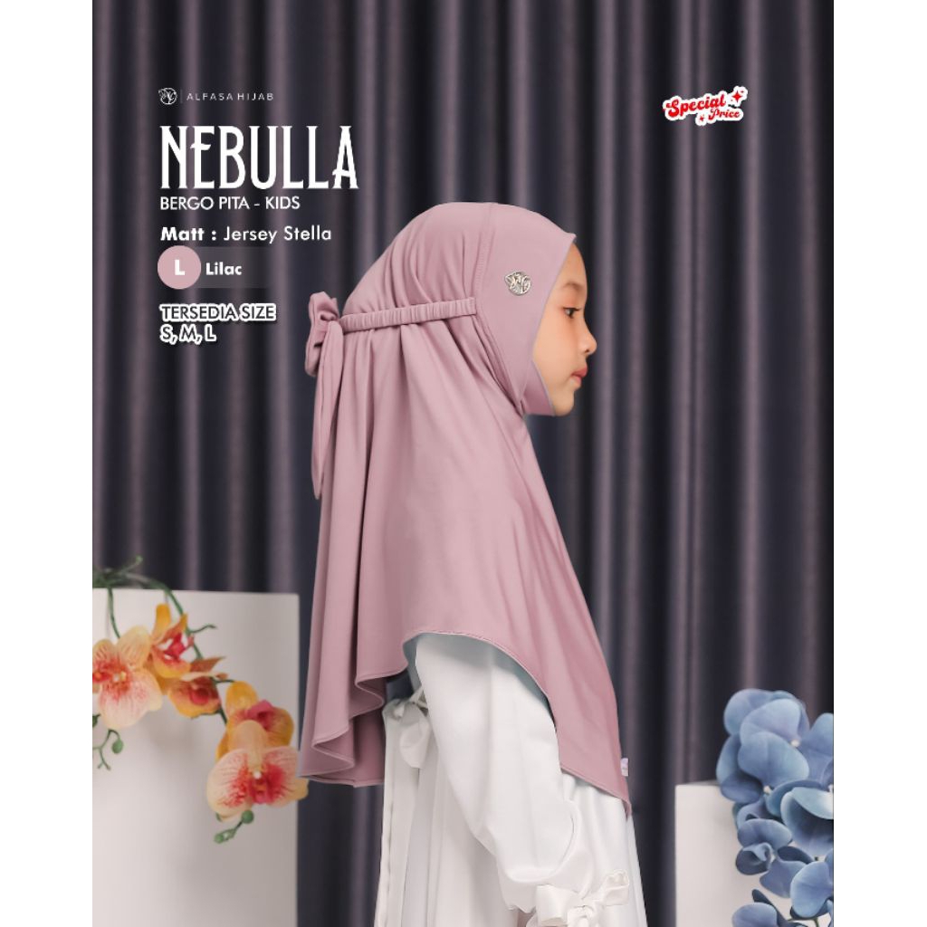 NEBULLA BERGO KIDS✅ ALFASA HIJAB