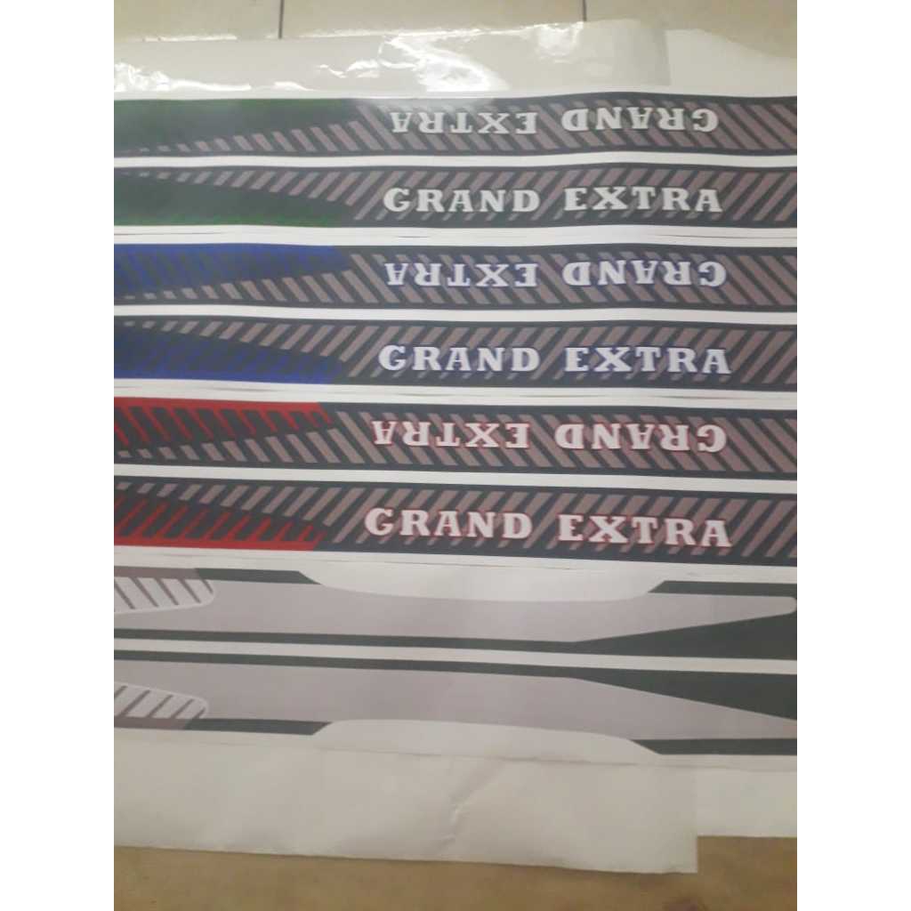 sticker stiker kijang grand extra 1.5/ stiker kijang grand 1.5
