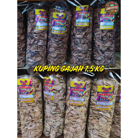 1 BAL KUPING GAJAH 1.5 KG / KUPING GAJAH / KERIPIK KUPING GAJAH / KUE KUPING GAJAH
