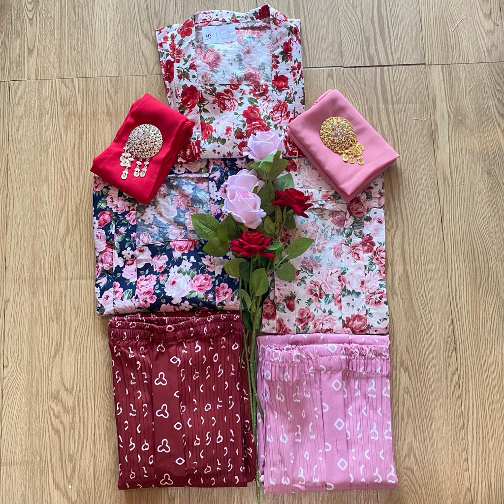 KEBAYA KUTUBARU MODERN BUNGA ROSYITA