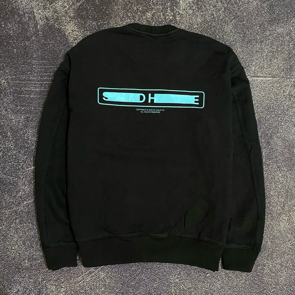 crewneck solid homme authentic
