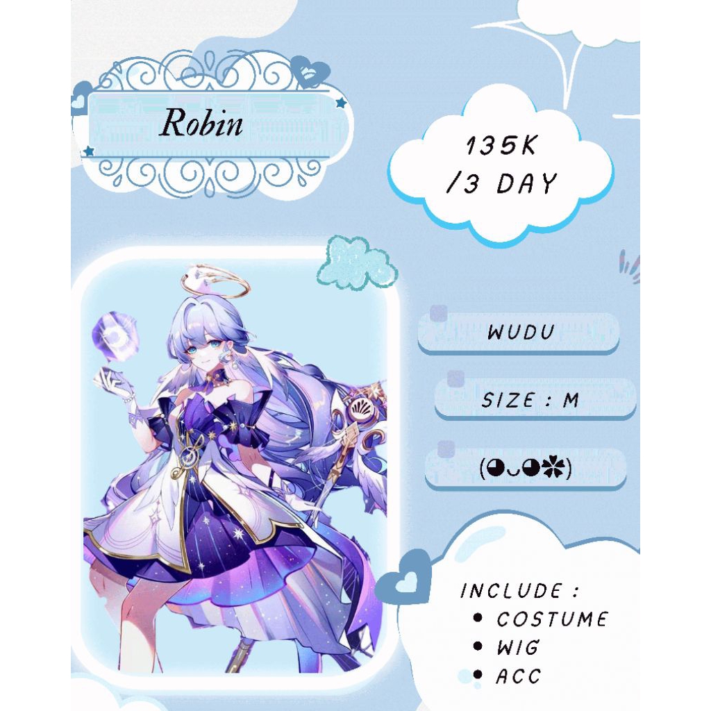 Rental Costume Robin Honkai Star Rail