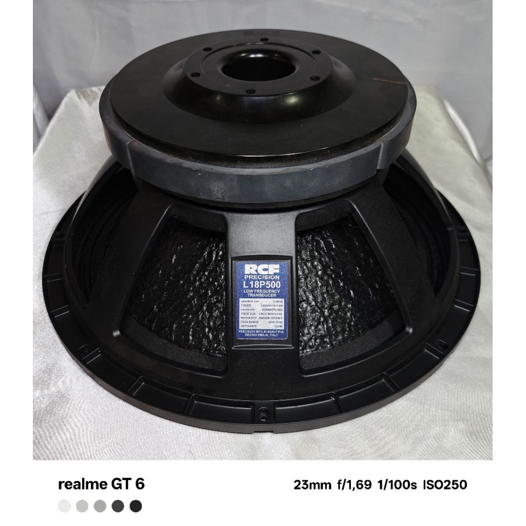 Komponen Speaker / 18 Inch / RCF L18P500 / VC 5 IN / L18 P500 L 18 P500 18P500 Grade A Coating Daun 