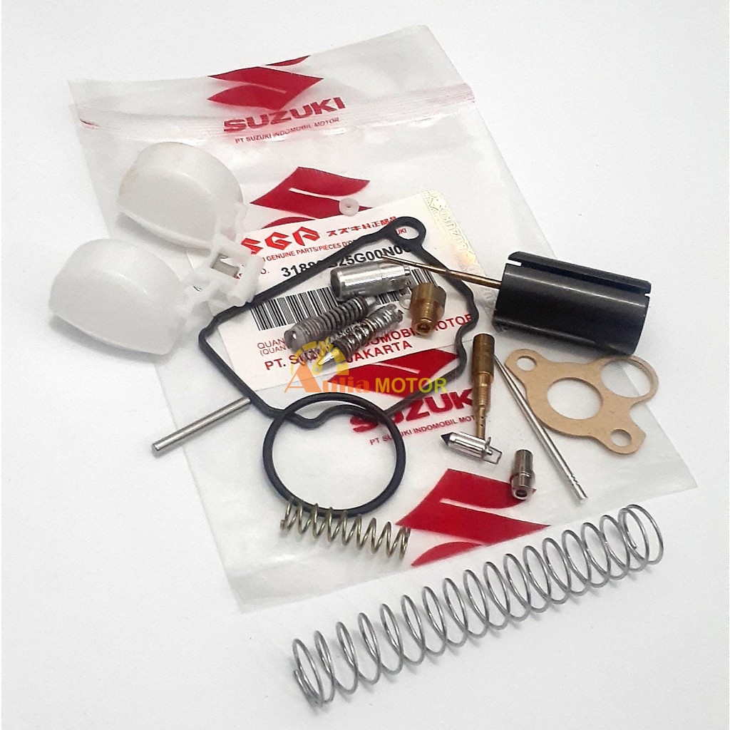AM SMASH TITAN SKEP GAS + PELAMPUNG + REPAIRKIT REPAIR KIT ISI KARBU KARBURATOR SMASH TITAN SUZUKI