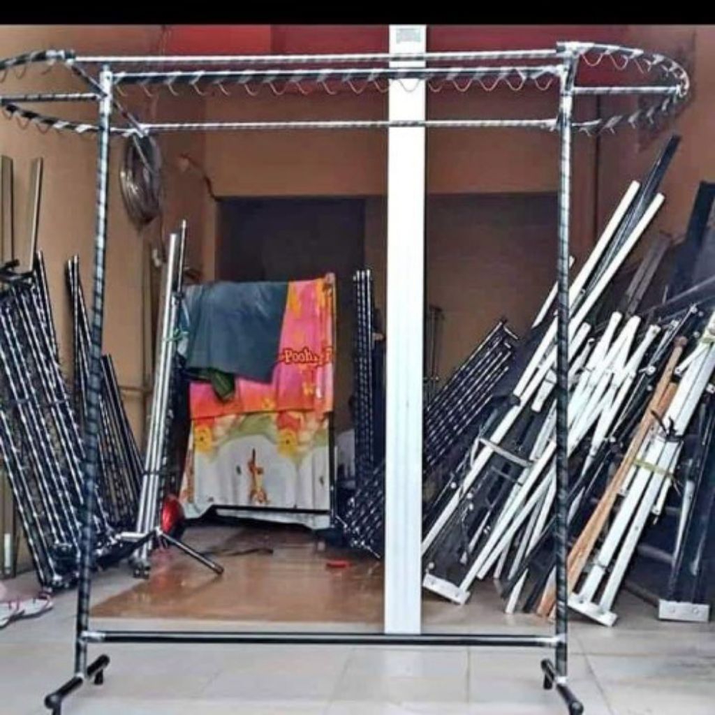 (PROMO JEMURAN)Jemuran Baju Besi/Baja Ringan | Jemuran Baju Kuat Bagus minimalis Jemuran Kokoh Bahan