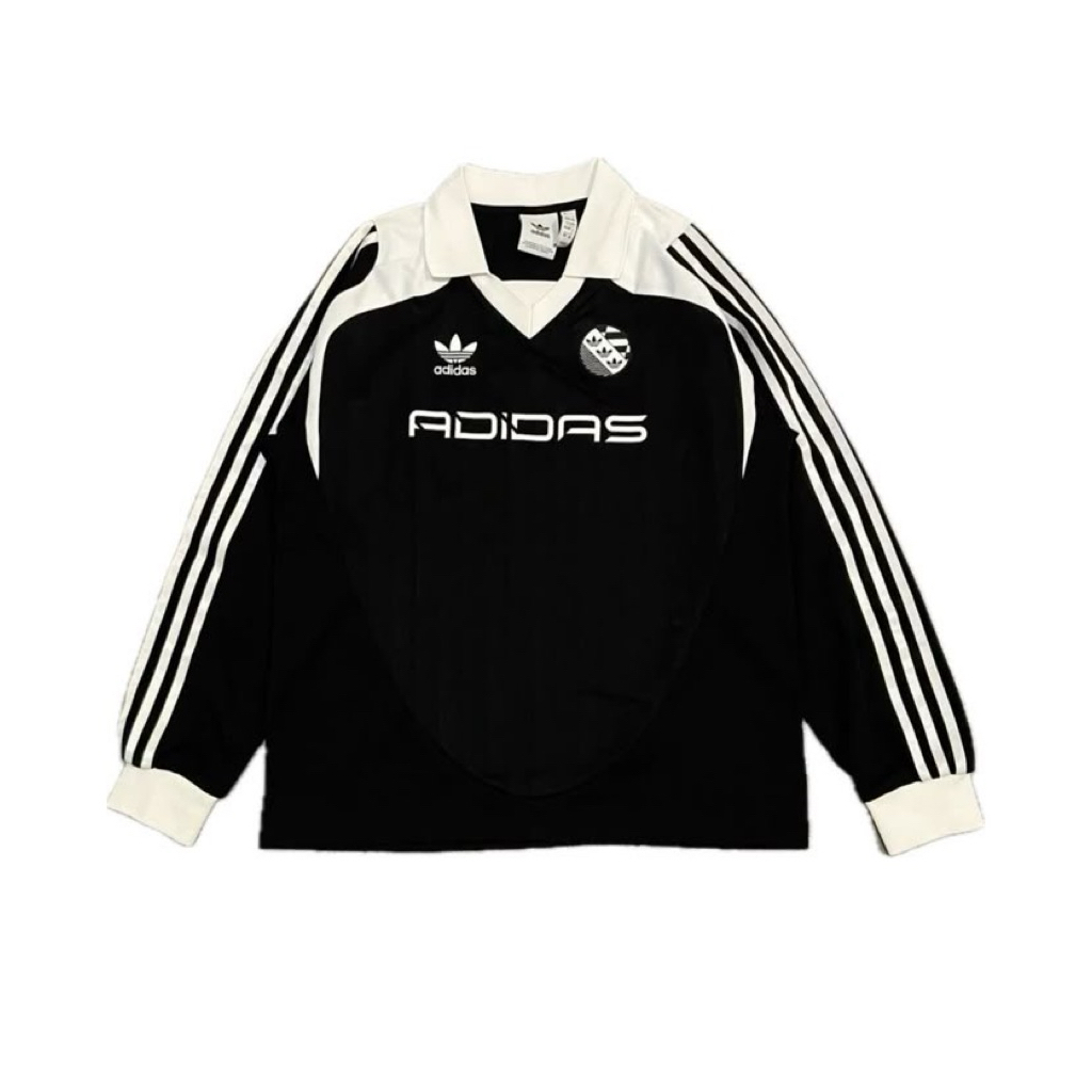 Jersey Long Sleeve Adidas Oversize - Jersey Adidas Classic Football Black