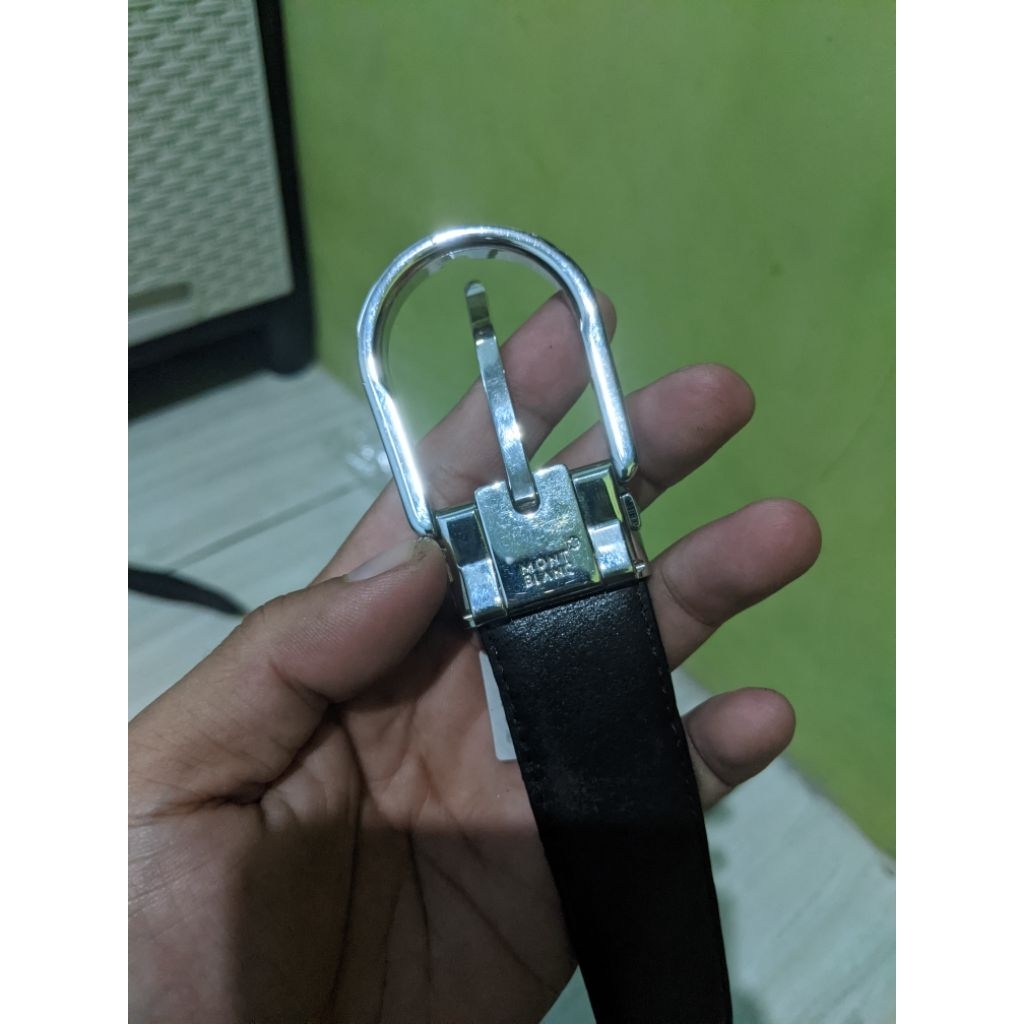 gesper leather vintage classic montblanc panjang 113 cm second