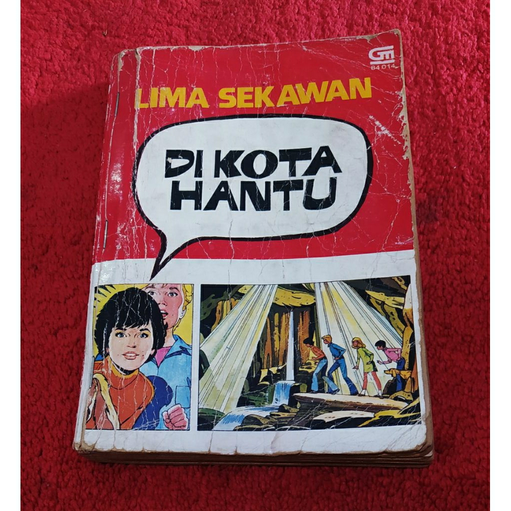 Novel Enid Blyton Lima Sekawan Clude Voilier "Di Kota Hantu" 100%ORI preloved koleksi pribadi