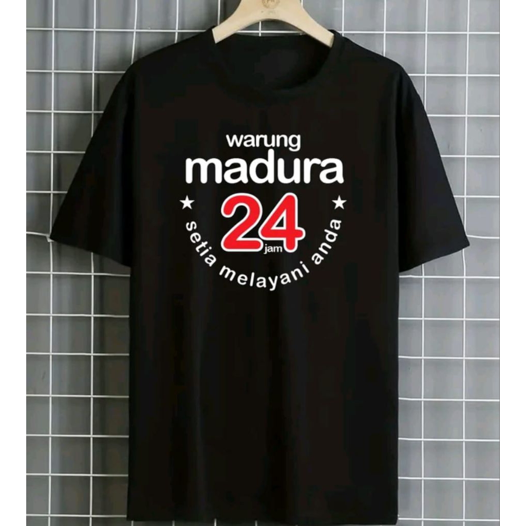 kaos t-shirt warung Madura distro peria wanita viral