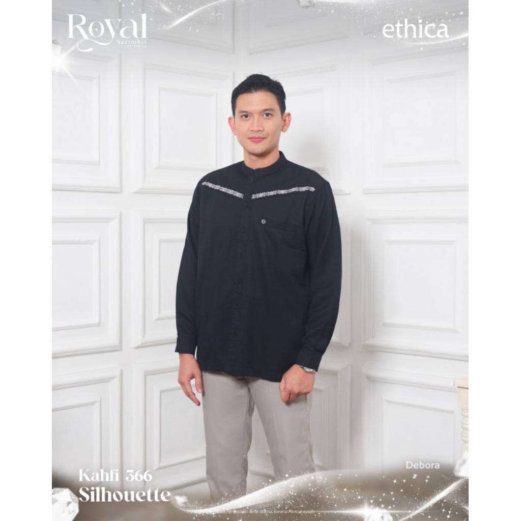 Koko Kahfi 366 Silhouette by Ethica, Sarimbit Royal 65 Silhouette by Ethica Koko Dewasa, Koko Lengan