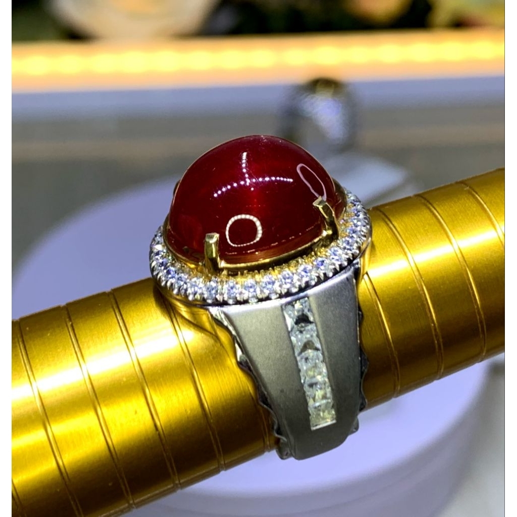 Natural red ruby 14.96 ct Cgl