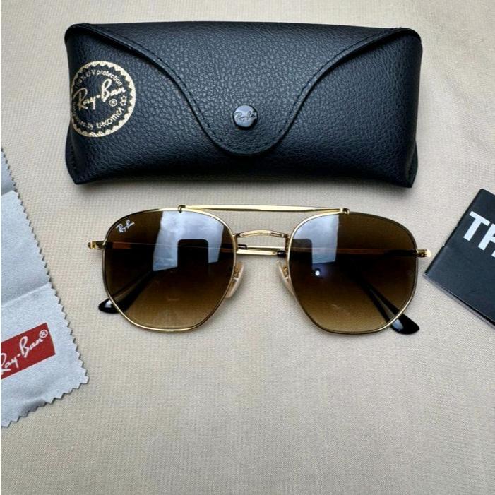 Kacamata Rayban The Marshal Brown Lens Brown Original