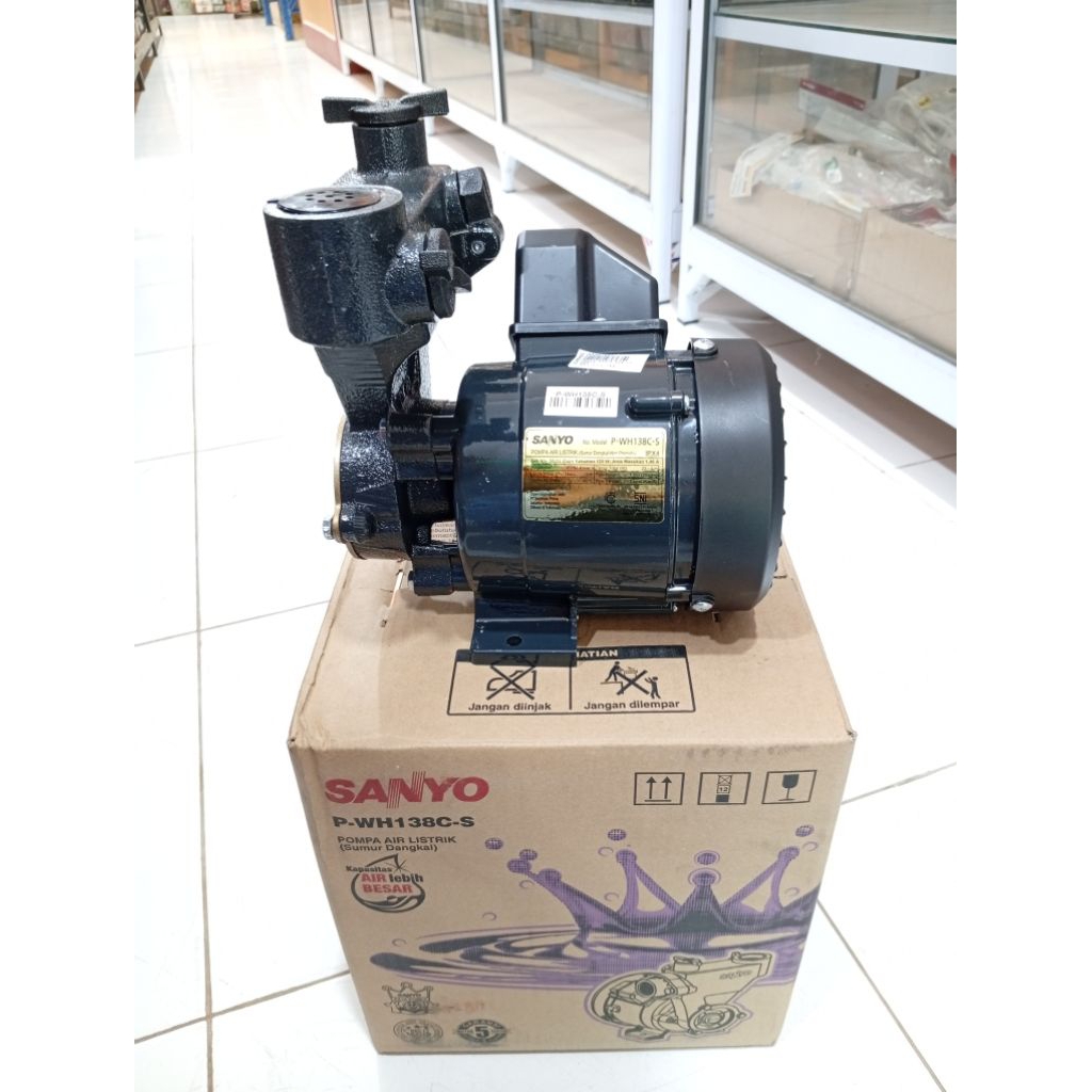 Pompa air Sanyo PWH 138 C/ Pompa sumur dangkal