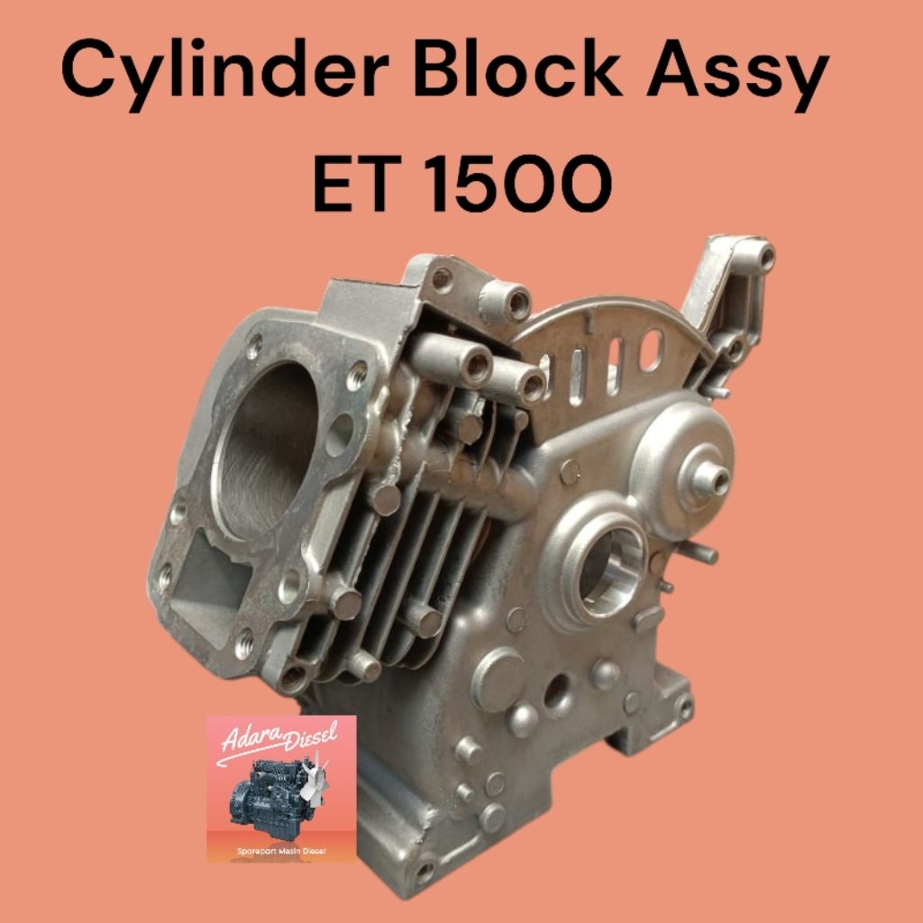 Cylinder Block Assy ET-1500 // Cylinder Block Mesin Genset Generator 4tak ET-1500