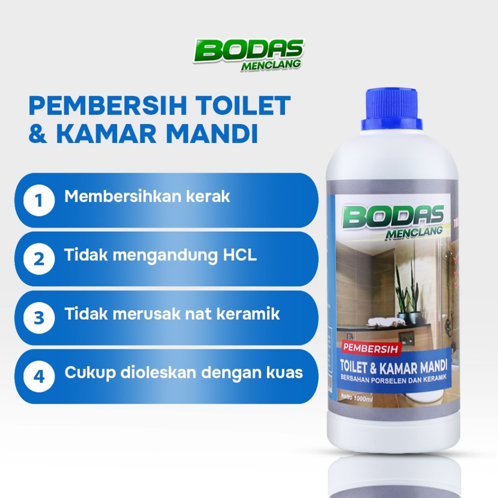 BODAS Pembersih Kerak Toilet Dan Lantai Kamar Mandi