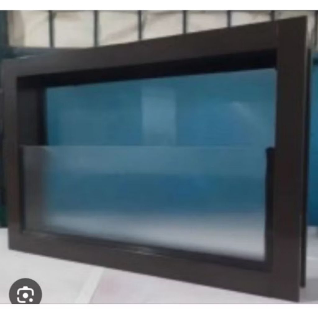 KUSEN JENDELA KAMAR MANDI ALUMUNIUM (BOVENLI)KACA ZIKZAK UKURAN 40X60 DAN 40X80